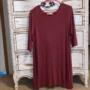 Women’s piko style 1/2 sleeve dress